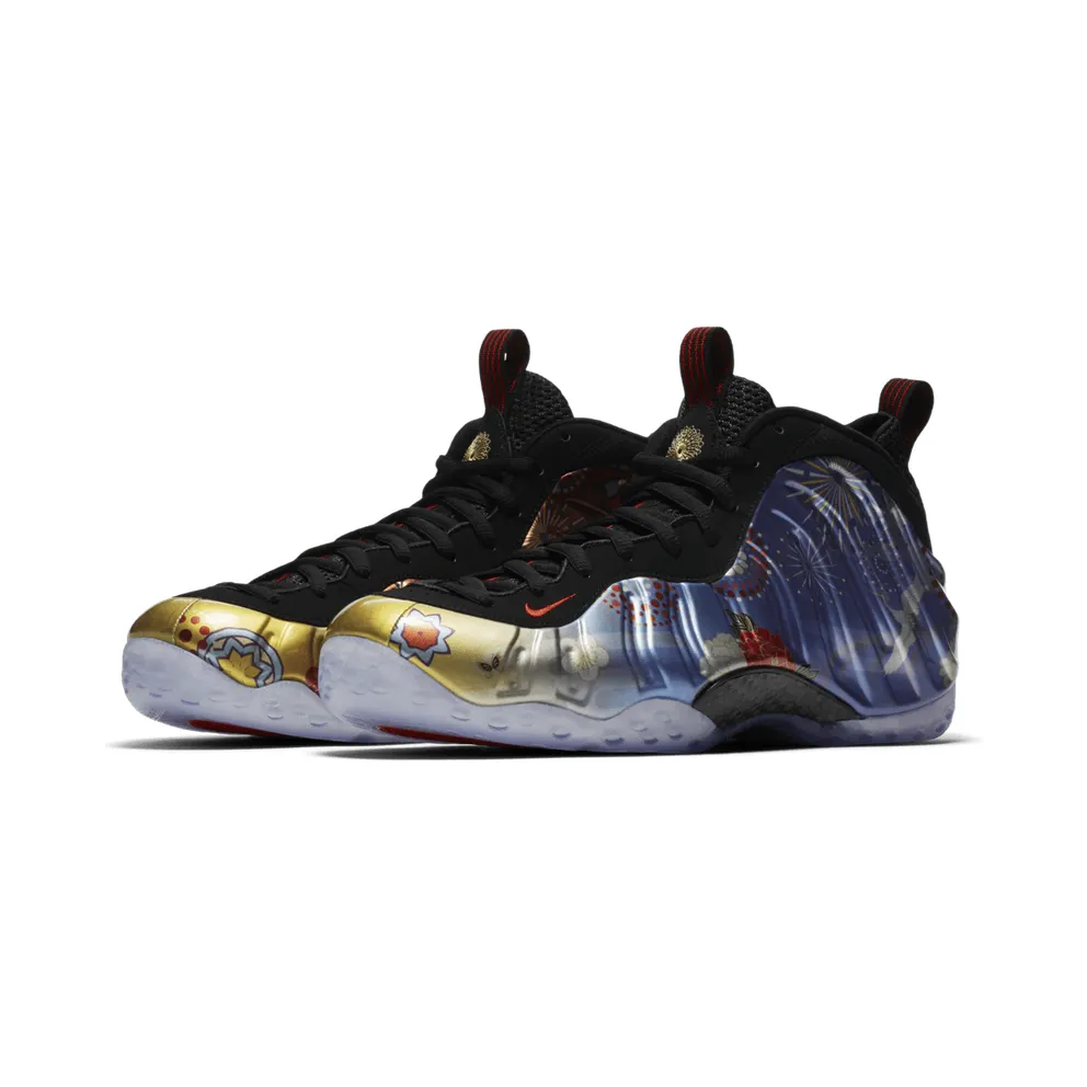 Nike Air Foamposite One Lunar New Year 2018 Black/Habanero Red-Black (AO7541-006)