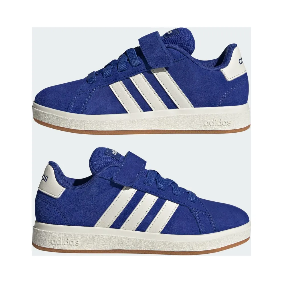 Adidas Grand Court 00s Kids Semi Lucid Blue / Off White / Gum (JH6180)