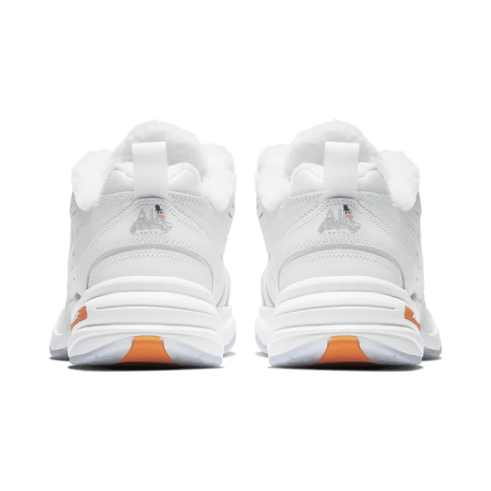 Nike Air Monarch IV Snow Day White/Total Orange-Metallic Silver (AV6676-100)