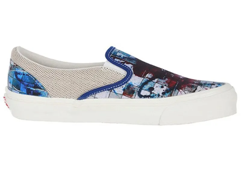Vans Slip-On Ralph Steadman Checkerboard Blue (VN0A45JKVQN)