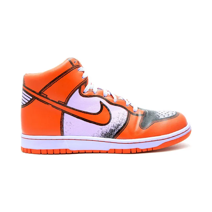 Nike Dunk High 1 Piece Premium Lilac Ice Deep Orange
