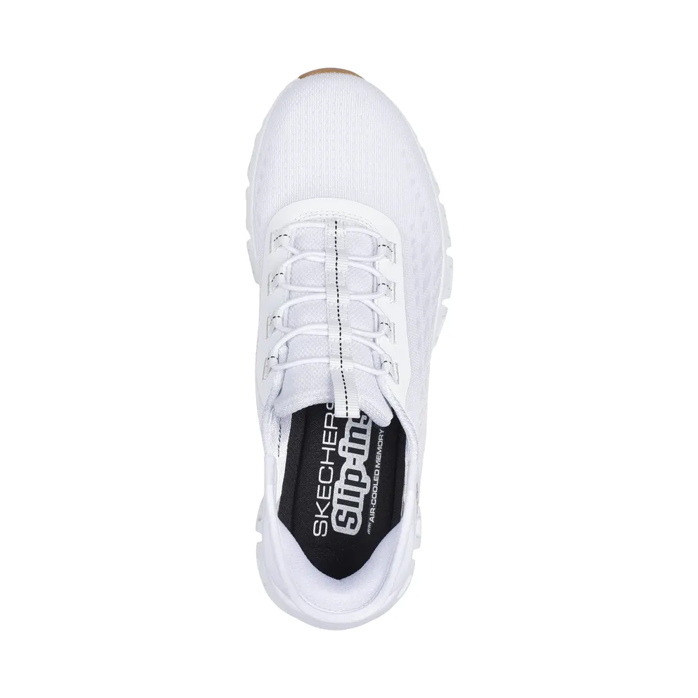 Skechers Slip-ins: Glide-Step – Tranquility – White / Black – “White” (104574 WBK)