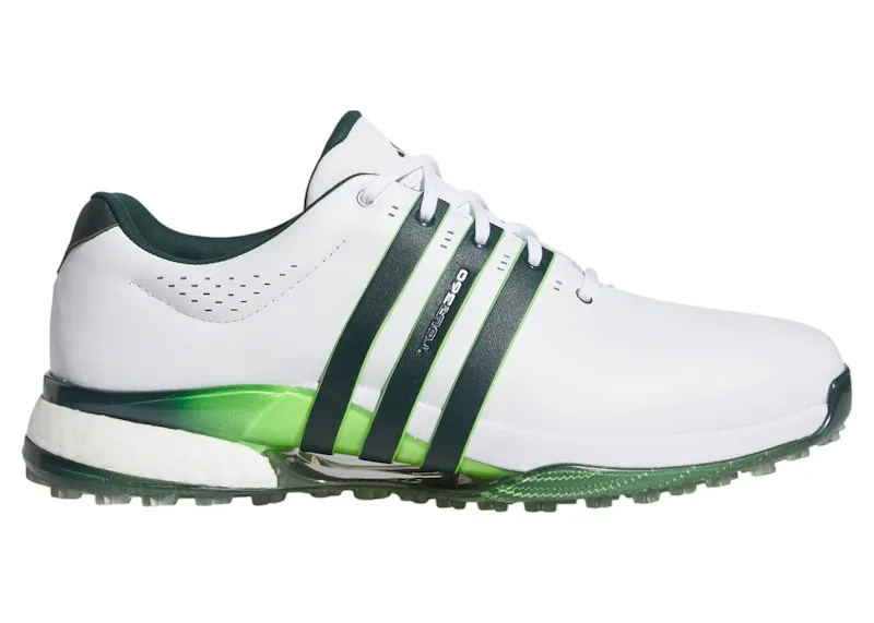 adidas Tour360 25 Spikeless Golf Cloud White Aurora Ivy Lime Burst (JH6268)