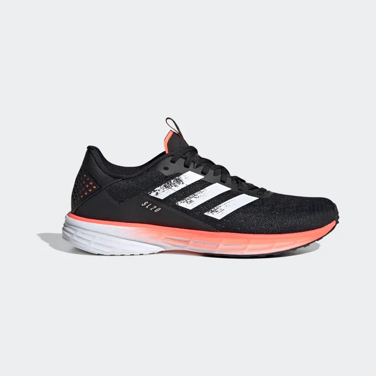 adidas SL20 Core Black / Cloud White / Signal Coral (EG2045)