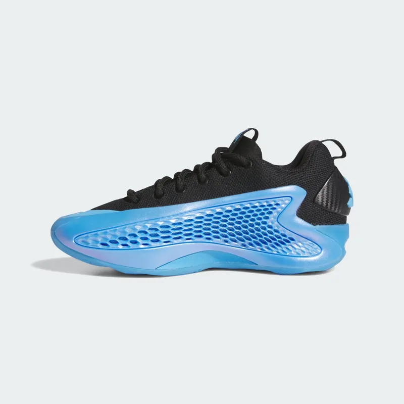 adidas Anthony Edwards 1 Low Sports Shoes Kids Blue Burst Core Black Blue Burst (JQ6130)