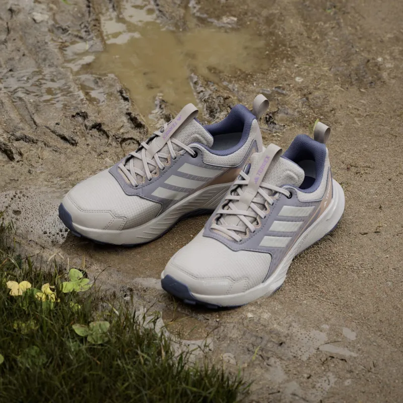 Adidas Terrex Tracefinder 2 CLIMAPROOF Trail Running Shoes Wonder Beige / Beige / Preloved Violet (JR7773)