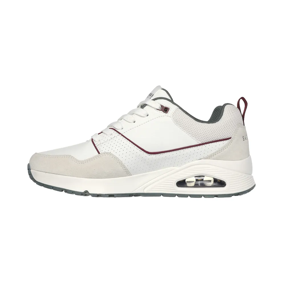 Skechers Uno – Retro One – White / Groente – “White” (183020 WGR)