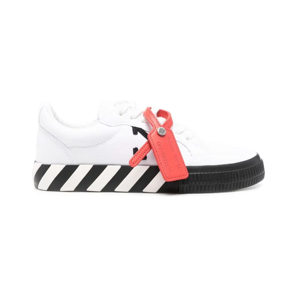 OFF-White Vulcanized Low Canvas White Black Ice (OWIA272C99FAB0050110)