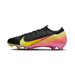 Nike Zoom Mercurial Vapor 16 Elite FG Vini Jr. Vini Fly “Black / Green Spark / Soar / Dynamic Yellow” (IB2356-001)