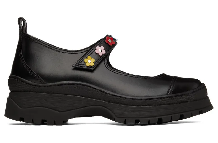 Nicole Saldaña SSENSE Exclusive Black Nadia Sneakers (FSLDWND I199021)