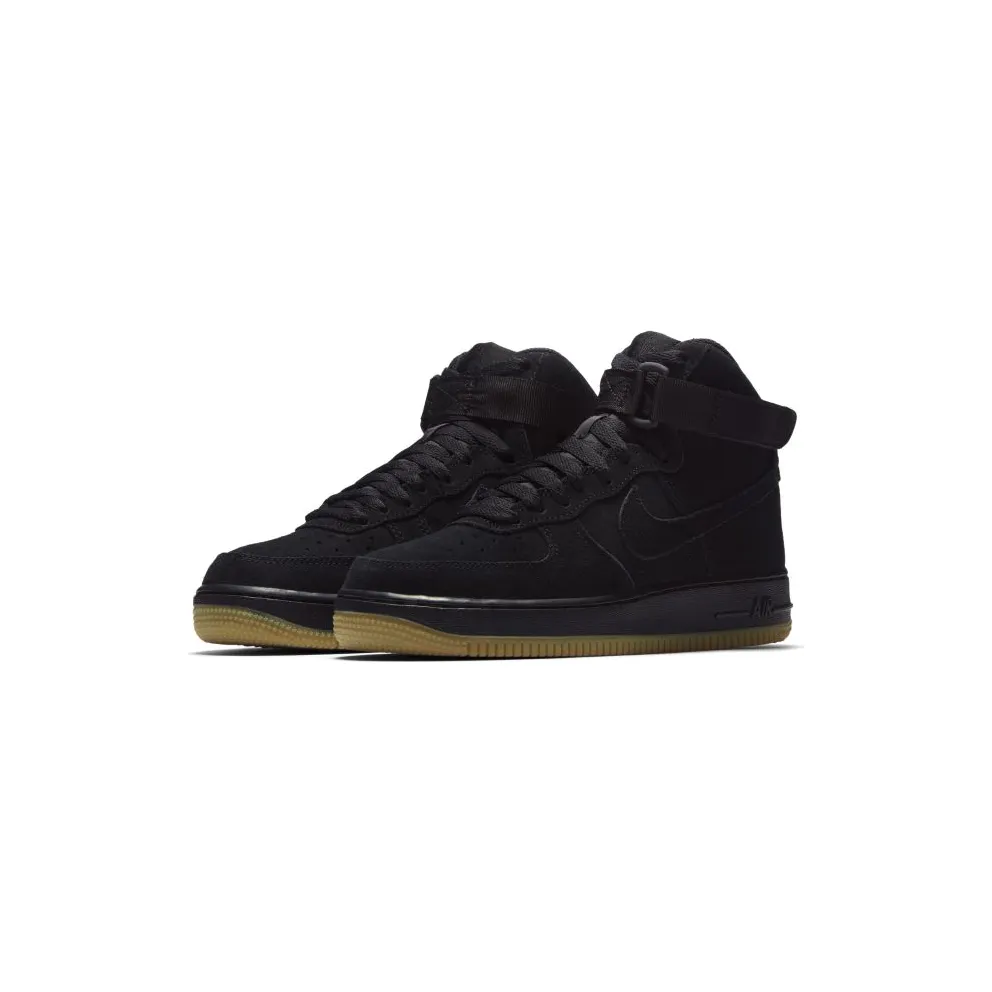 Nike Air Force 1 High Suede Black Gum (GS) Black/Gum Light Brown-Black (807617-002)