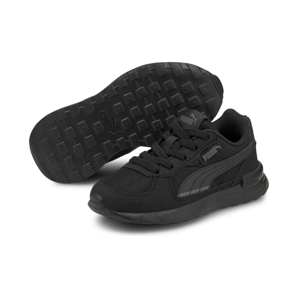 PUMA Graviton AC Kids’ Black/Black/Dark Shadow (381988-01)