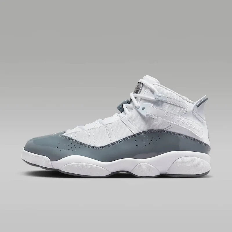 Jordan 6 rings “White / Cool Grey” (322992-121)