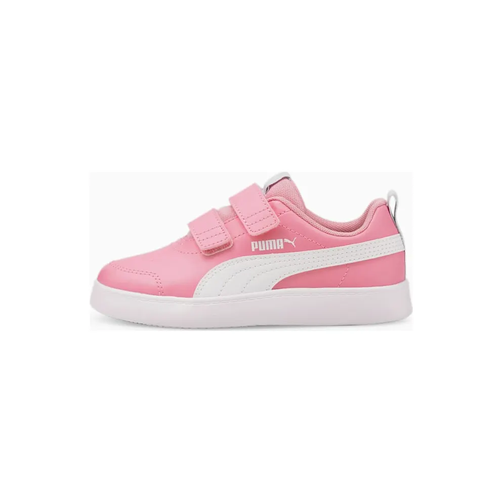 PUMA Courtflex V2 Kids’ Prism Pink/White (371543-23)