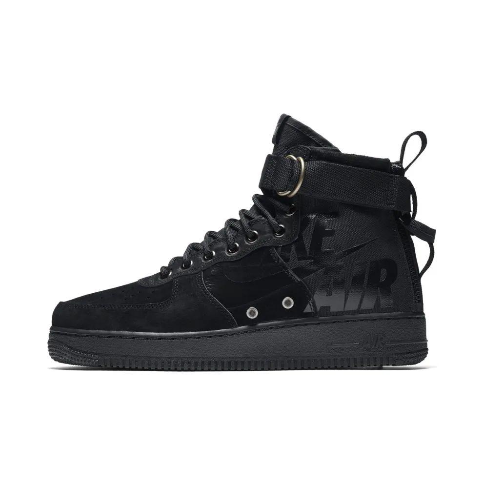Nike SF Air Force 1 Mid Black Cool Grey Black/Black-Cool Grey (917753-008)
