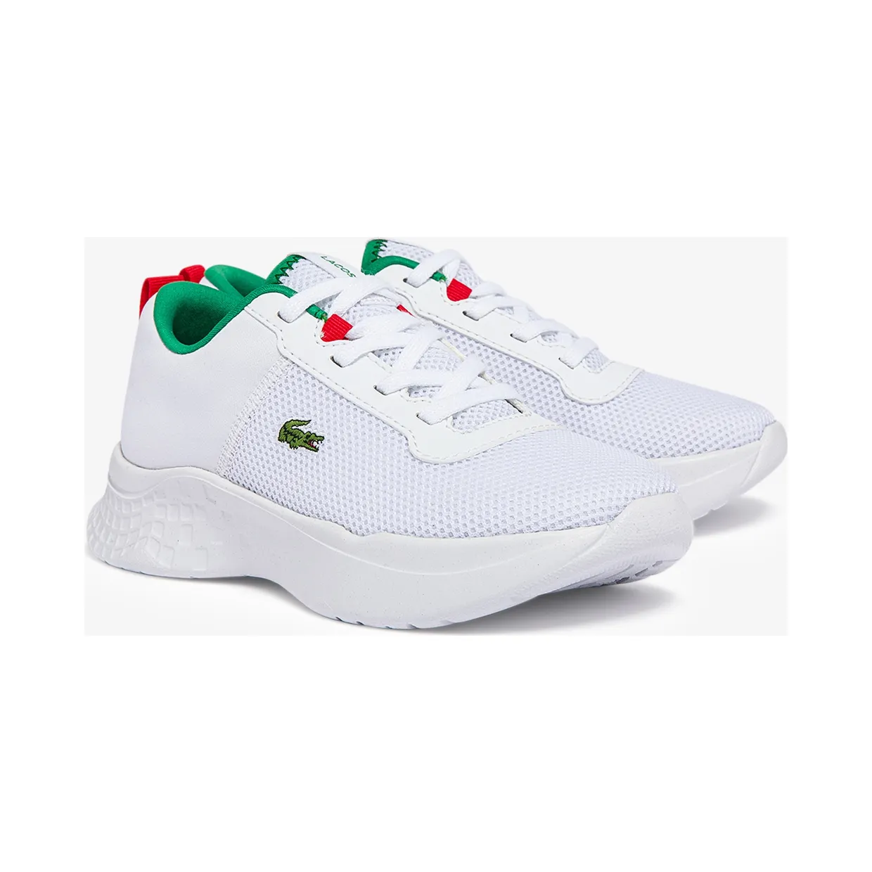 Lacoste Kinder-Sneakers COURT-DRIVE Weiss (43SUC0011-082)