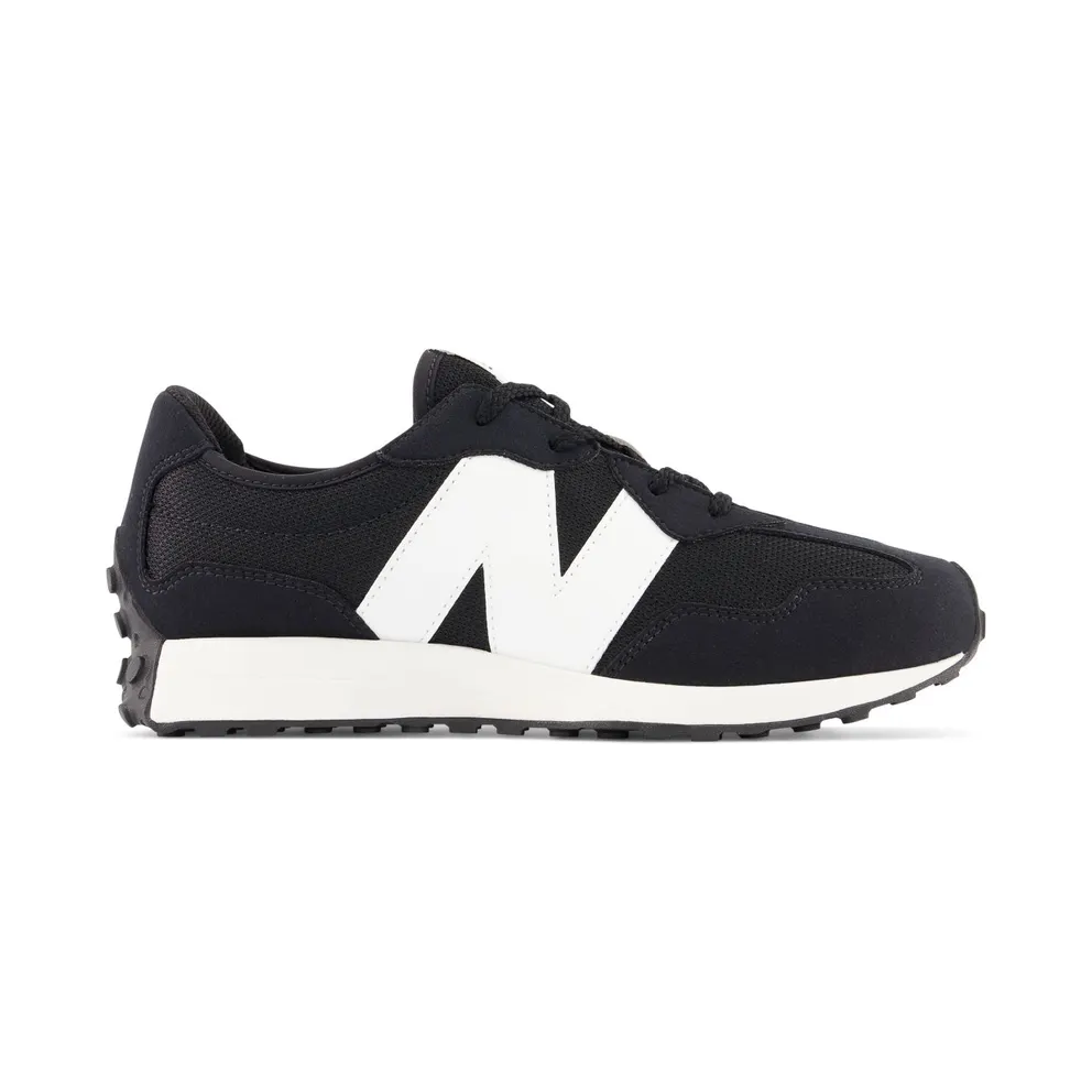 NEW BALANCE 327 Lace “BLACK / WHITE” (GS327CBW)