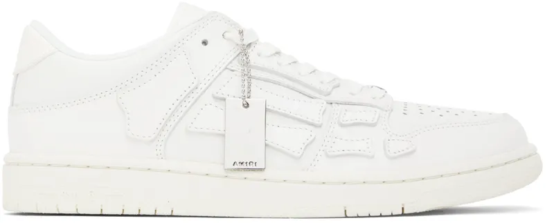 AMIRI White Skel Top Low Sneakers (MFS003-194)