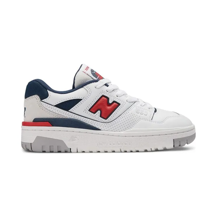 New Balance 550 White True Red (GSB550ED)