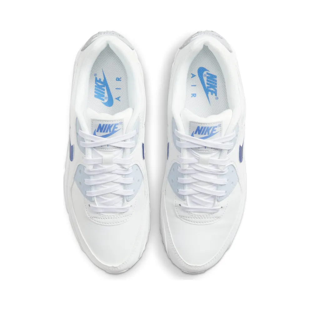 Nike Air Max 90 White Metallic Blue (DX0115-100)