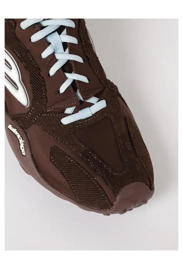 Balenciaga Monday Ultra Corduroy And Canvas Sneakers Brown (853508WMNDI2994) (3)