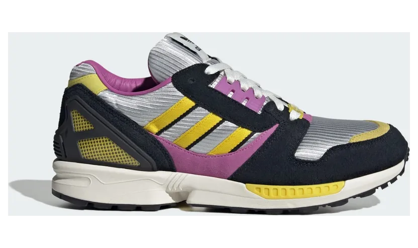 Adidas ZX 8000 MIG SCHOENEN Core Black / Semi Pulse Lilac / Light Yellow (IH4113)
