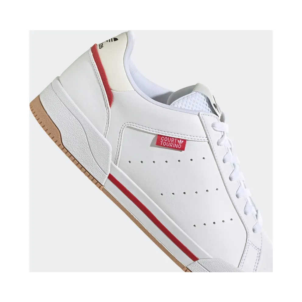 Adidas Court Tourino Cloud White / Cloud White / Vivid Red (GX4378)