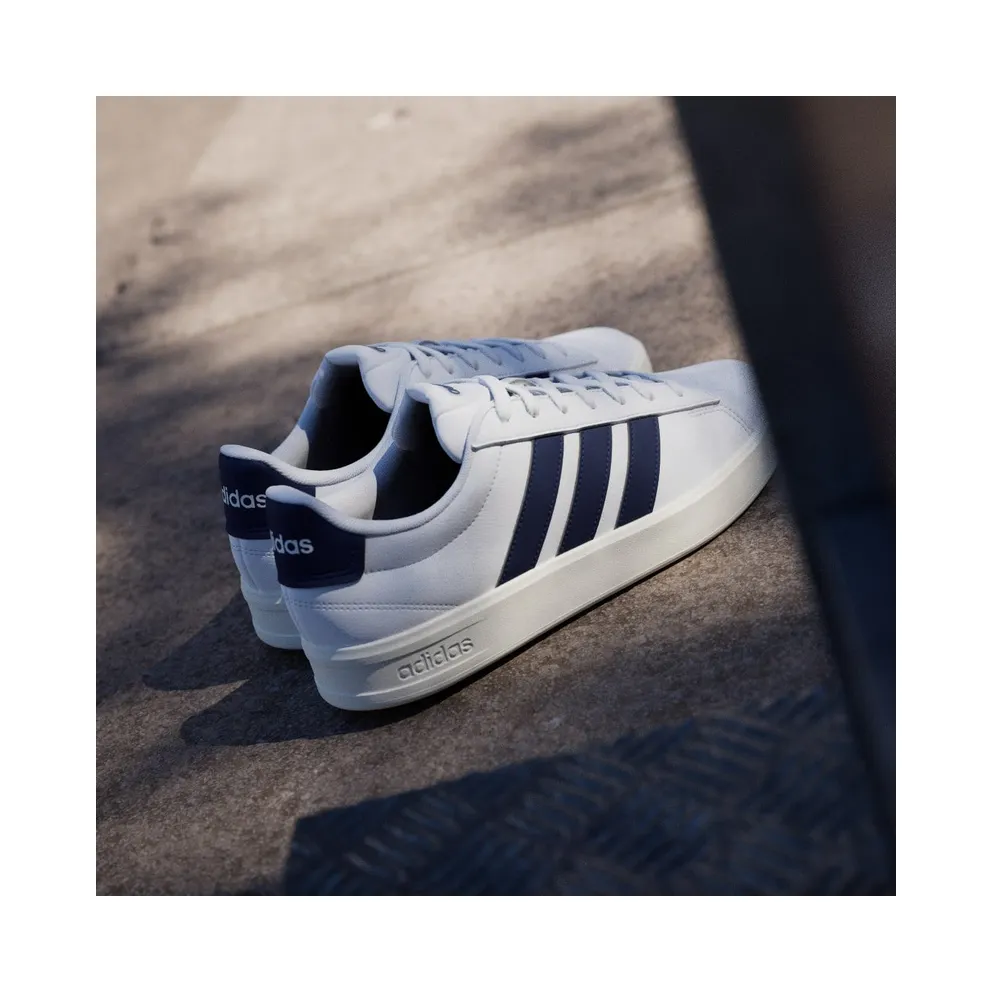 adidas Grand Court 3.0 “Cloud White / Dark Blue / Core White” (IH1478)