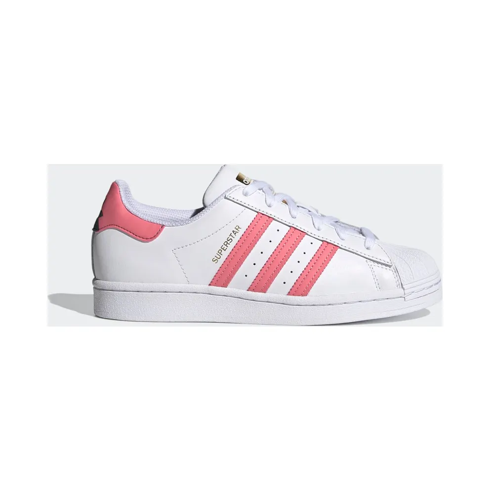 adidas Superstar Schuh Cloud White / Blue Oxide / Gold Metallic (FX5964)