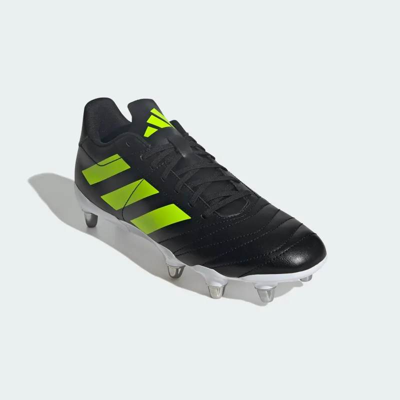 adidas Kakari SG Rugby Core Black Lucid Lemon Cloud White (JQ2333)