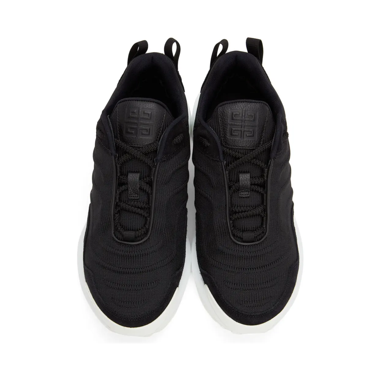 Givenchy Black & White GIV 1 Light Runner Sneakers (BH005FH13D) (5)