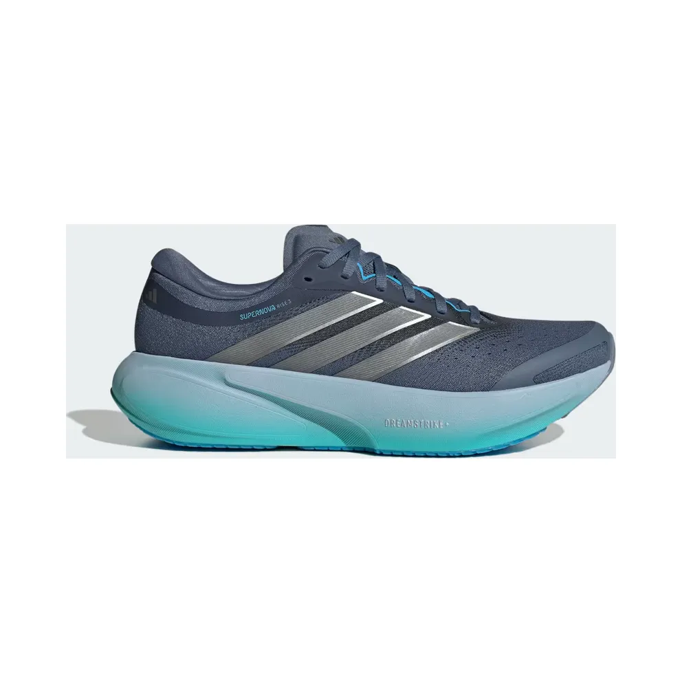 adidas Supernova Rise 3 Running “Tech Ink / Iron Metallic / Lucid Aquamarine” (KK1925)