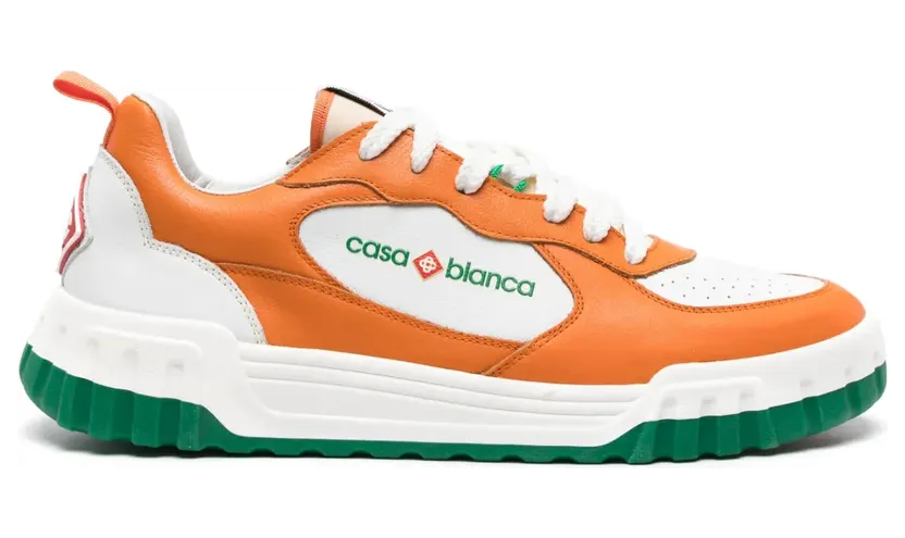 Casablanca Court leren sneakers – Wit (AS24SNK01702M)