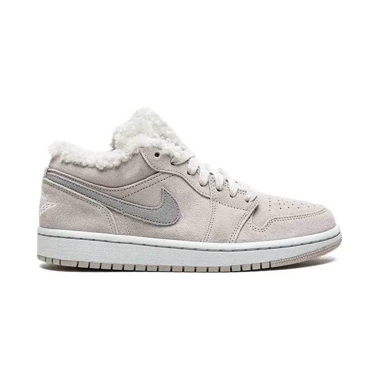 Jordan Air Jordan 1 Low SE Sherpa Fleece “Grey” (DO0750)