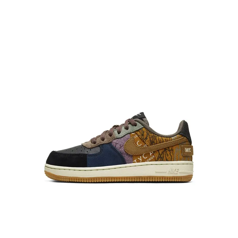 Nike x Travis Scott Air Force AF 1 Low Cactus Jack ‘Fossil’ (PS) (2019) (CQ4565-900)