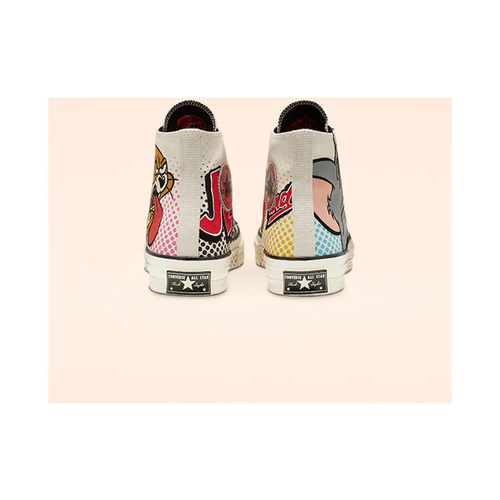 Converse Chuck Taylor All-Star 70s Hi Tom and Jerry Egret/Red-Black (165734C)