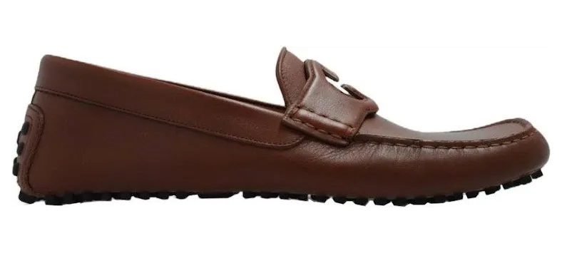 Gucci Interlocking G Moccasins Brown (730148 1XH60 2361)