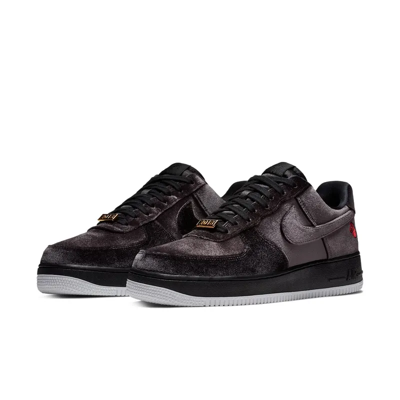 Nike Air Force 1 Low Rose Velvet Black/Black-White (AH8462-003)