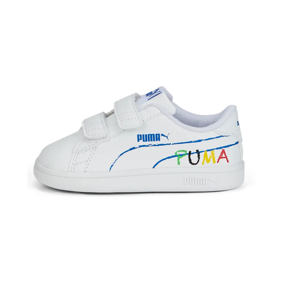 Puma Smash v2 Home School Black/Blue/Green (38620102)