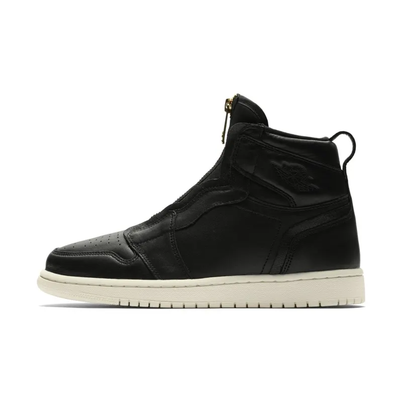 Jordan 1 Retro High Zip Black Sail (W) Black/Sail-University Red (AQ3742-016)