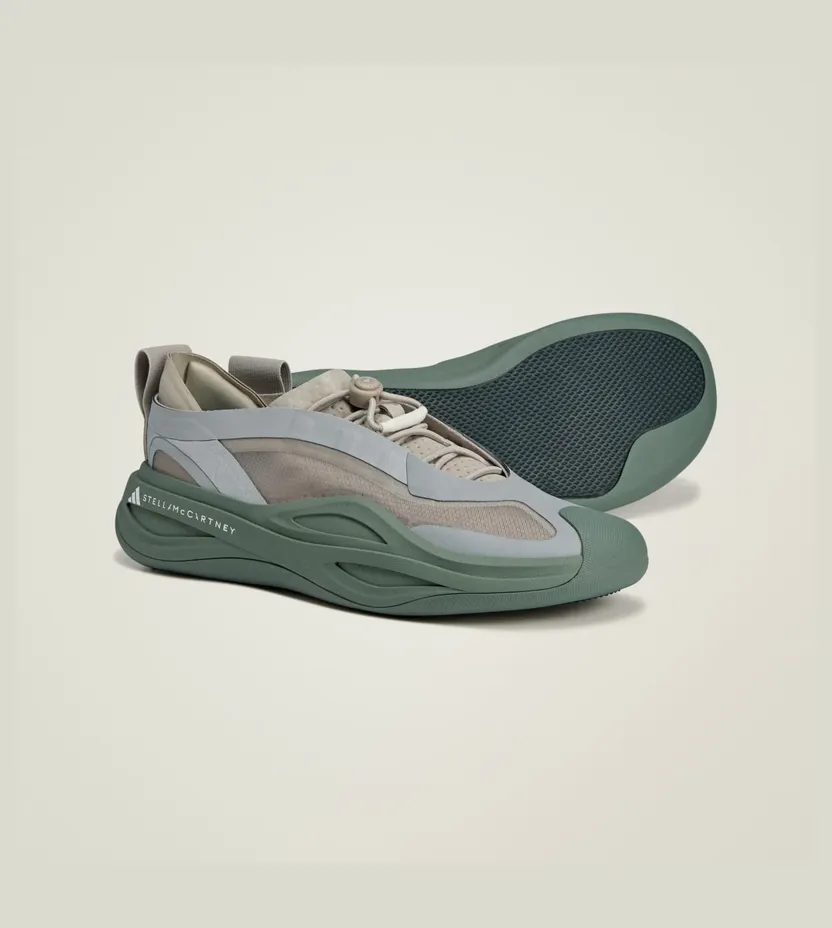 Adidas adidas by Stella McCartney Sportswear Low Ground Stone Green / Cloud White / Reflective Silver (JQ2966)