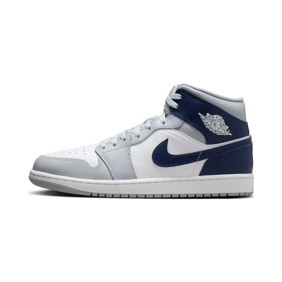 Air Jordan 1 Mid “Wolf Grey Midnight Navy” (DQ8426-104)