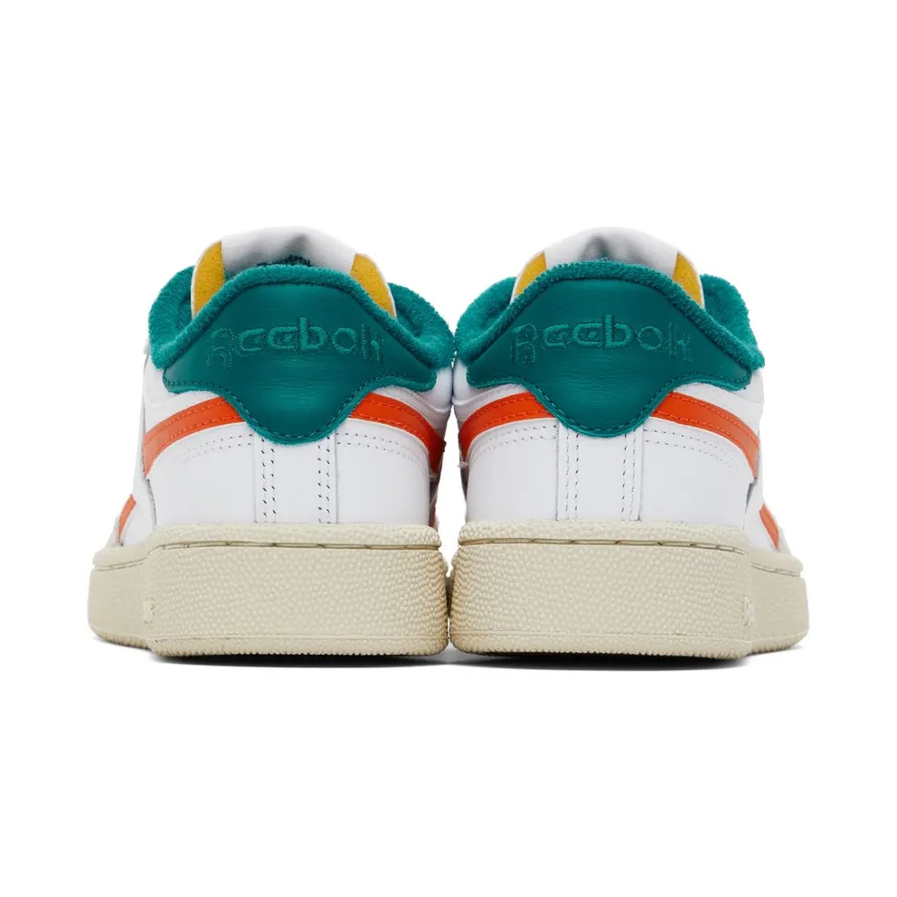 Reebok Club C Revenge Cloud White / Pump Orange / Seaport Teal (GX0385)