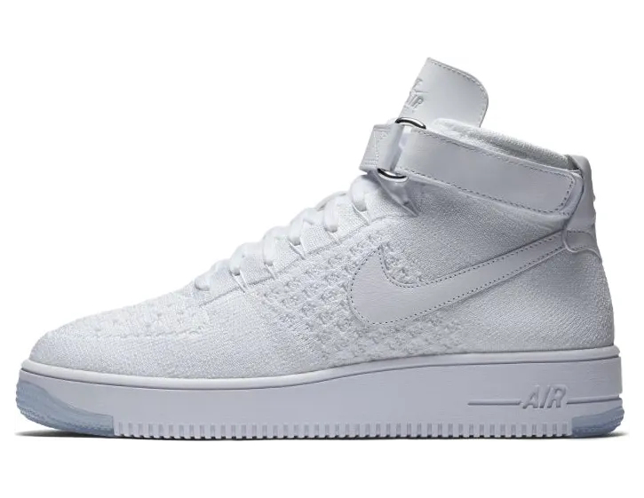 Nike Air Force 1 Ultra Flyknit Mid Triple White
