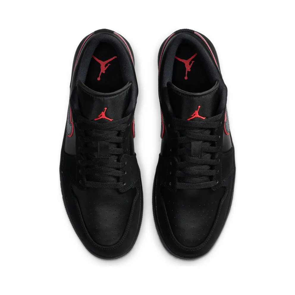 Jordan 1 Low Black Red Orbit Black/Black-Red Orbit (CK3022-006)
