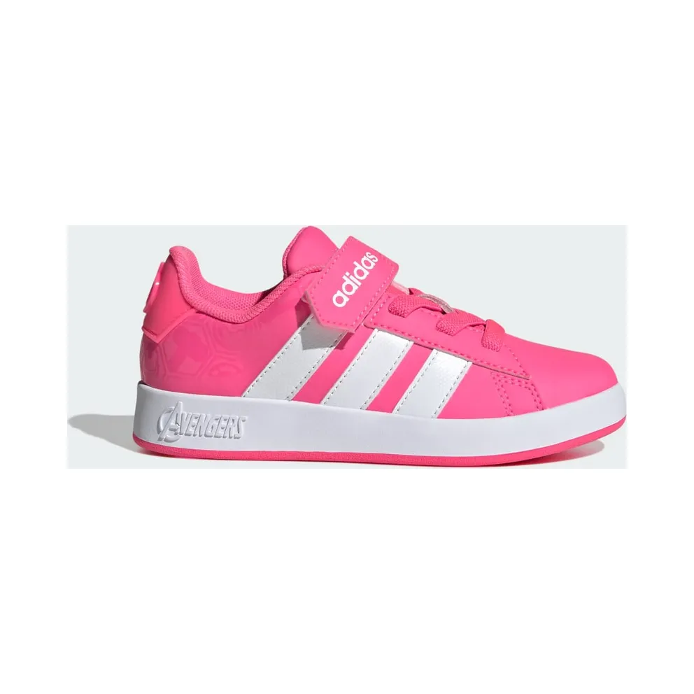 Adidas ADIDAS MARVEL AVENGERS GRAND COURT Shoes KIDS Lucid Pink / Cloud White / Clear Pink (JQ4140)