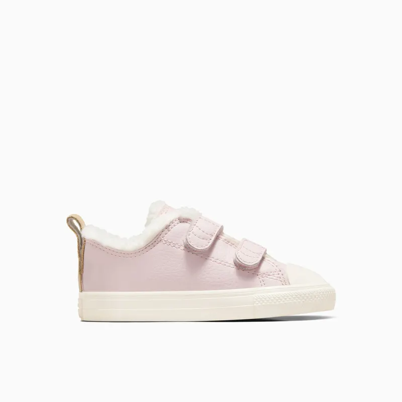 Converse Chuck Taylor All Star Leather & Sherpa Easy-On Blush Hush/Egret/Warm Quarry (A09265C)