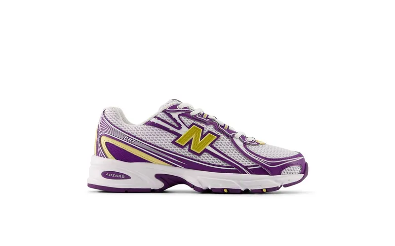 New Balance 740 White Purple Yellow (U740PV2)
