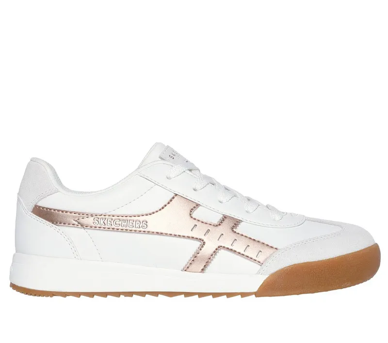 Skechers Zinger – Metallic Roads Sneaker White/Roos Gold