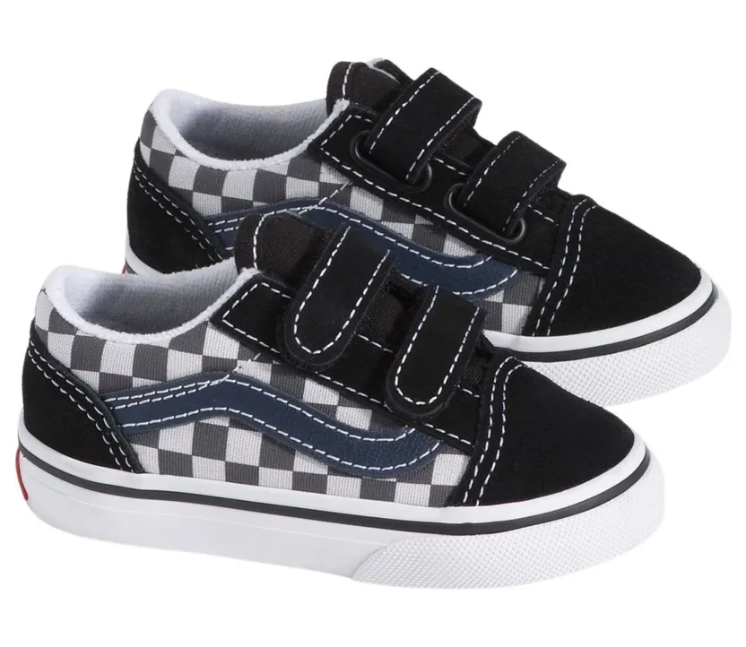 Vans Old Skool Black White Grey “Blue” (VN000CTGCJF1)